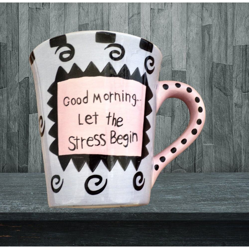 Alco "Good Morning, Let the Stress Begin" Mug Lavender & Pink Handwash - Picture 3 of 3
